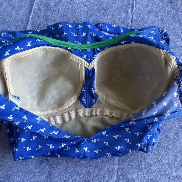 Vintage Roxanne Swimsuit Women Size 14/36 D Cup One Piece Skort Adjustable Union - Picture 7 of 14